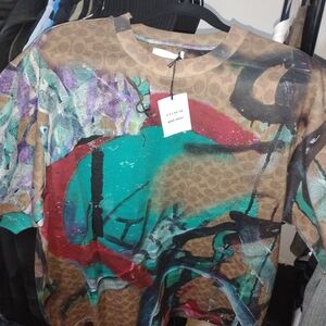 Coach X Mint + Serf Collab Multicolor Graphic Shirt